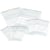 Blixtlåspåse 100x150 mm skrivfält 100-pack