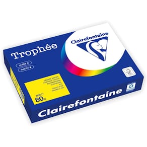 Kopieringspapper TROPHEÉ A4 80g Gul 500/FP