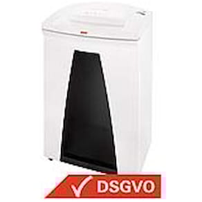 Aktenvernichter HSM Securio B34 Partikelschnitt, mit Öler, weiß, 