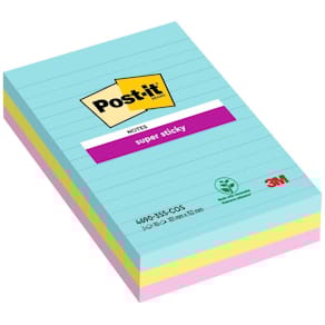 Haftnotizblock Post-it Super Sticky Notes Cosmic, 101x152 mm l., 