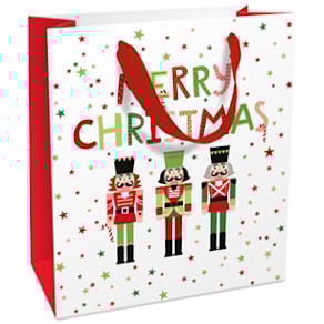 Geschenktragetasche BRAUN + COMPANY, Nussknacker, 21x18x8 cm