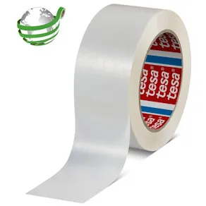 Packtejp maskin TESA PET 50mmx132m vit