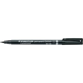 CD/DVD-Marker STAEDTLER Lumocolor CD/DVD pen, schwarz, 0,4 mm