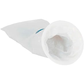 Klodsbundspose 40 µm LD-PE, 260x300 mm, hvid, 400 stk