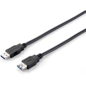USB-Kabel EQUIP USB 3.0 Verlängerung, A/M auf A/F, 3m, schwarz