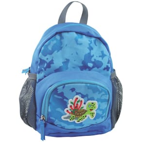 Kinderrucksack DONAU Mini, Schildkröte, blau, 20x25x10 cm