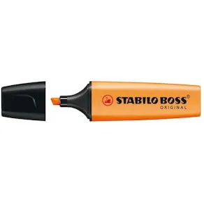 Överstrykningspenna STABILO Original Orange, 10st