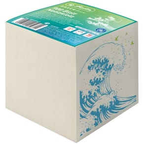 Notizklotz Herlitz GREENline Welle, 9 x 9 x 9 cm
