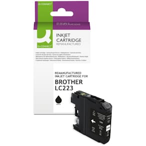 Tintenpatrone Q-CONNECT ersetzt Brother LC223, schwarz