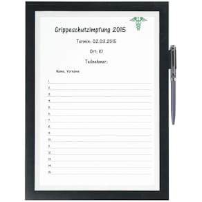 Informationsrahmen Durable DURAFRAME® NOTE, A4, schwarz
