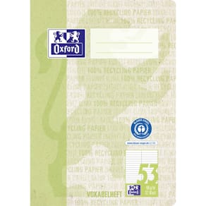 Vokabelheft Oxford OPTIK PAPER, A5, 32 Blatt, Lineatur 53, hellgr