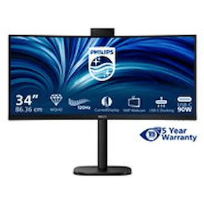 Philips 34B2U3600CH - 3000 Series - LED-skärm - böjd - 34"