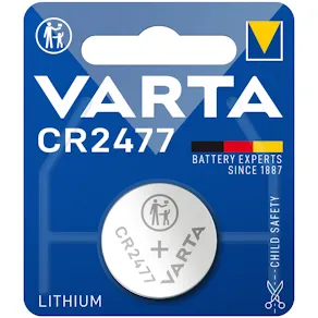 Batteri Lithium CR2477 1p