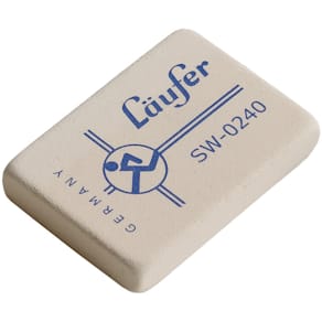 Radierer Läufer SW 0240, Kautschuk, weiß