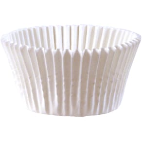 Bageforme runde Ø50×45 mm, pergamentpapir, hvid, 1000 stk