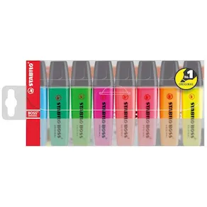 Överstrykningspenna STABILO Original, 8-pack
