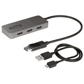 StarTech.com 3-Port MST Hub, DisplayPort to Triple HDMI