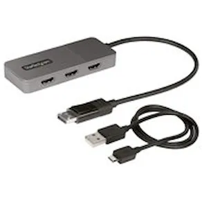 StarTech.com 3-Port MST Hub, DisplayPort to Triple HDMI