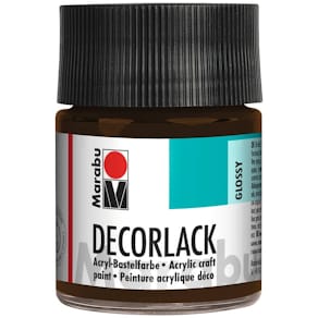 Acryllack Marabu Decorlack Acryl, dunkelbraun, 50 ml