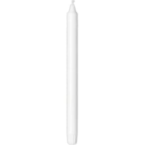 Kronljus Vit, stearin, 24cm, 30/fp