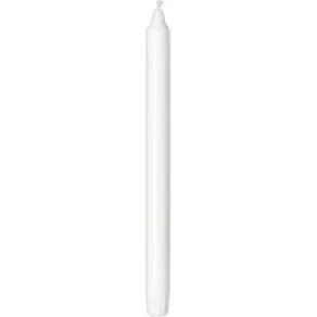 Kronljus Vit, stearin, 24cm, 30/fp