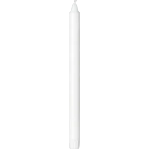 Kronljus Vit, stearin, 24cm, 30/fp