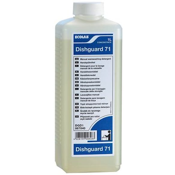 Oppvaskmiddel ECOLAB Dishguard 71 1L 4st