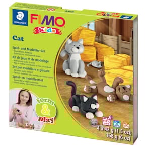 Modellierset STAEDTLER FIMO Kids Form & Play Cat, sortiert