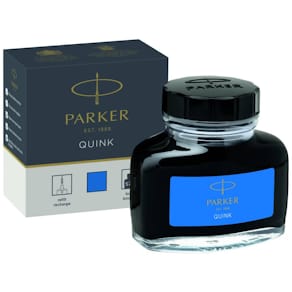 Tinte Parker Quink, königsblau, Glasflacon, 57 ml