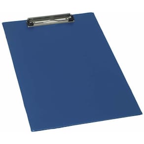 Klembræt Bantex A4, blå karton, 10 stk