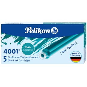 Tintenpatrone Pelikan 4001 GTP/5, Großraum, türkis