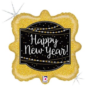 Folienballon GRABO Glittering New Year, 46 cm