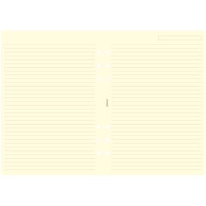 A5 Anteckningsblad Linjerade Créme