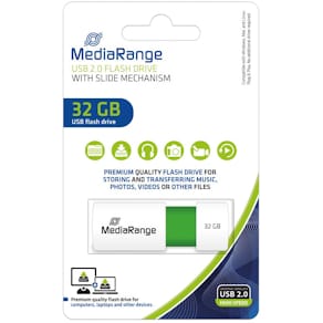 USB-Stick MediaRange MR973, 32 GB, grün