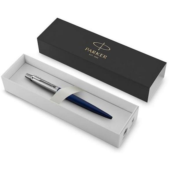 Kulepenn PARKER Jotter r.steel blå blå