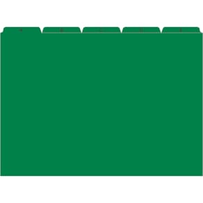 Leitregister RNK, A6, A-Z, grün