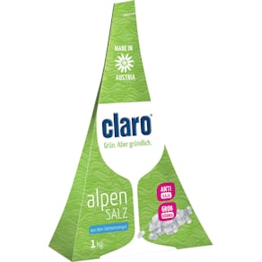 Regeneriersalz Claro Alpensalz, 1 kg, Pyramide