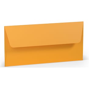 Briefumschlag Rössler Paperado, DL, Seidenfutter, ocker