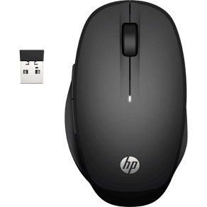 HP Dual Mode Black Mouse, Black (Consumer)