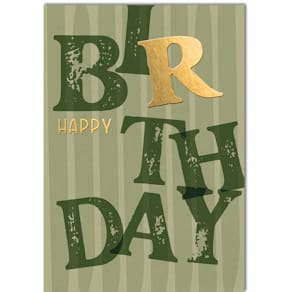 Geburtstagskarte Jumbo, englisch