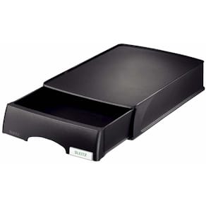 Skuffemodul Leitz iLAM Home Office, sort, 1 skuffe, 4 stk