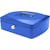Geldkoffer Q-CONNECT, 255 x 200 x 85 mm, blauw