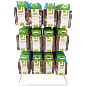 Verkaufsdisplay Q-CONNECT, Metall, 120 Dosen