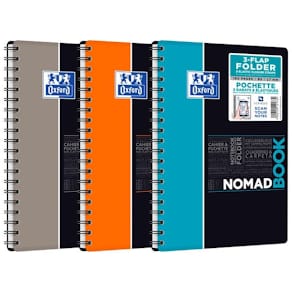 Notatbok OXFORD Nomad B5 linjer ass