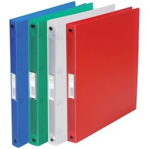 Schulordner Q-CONNECT transluzent, sortiert