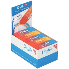 Radierer Läufer Plast Color 0120, sortiert