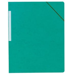 Gummibandsmapp LYRECO kart A4 grön 10/fp