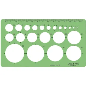 Linex 1118S cirkelschablon