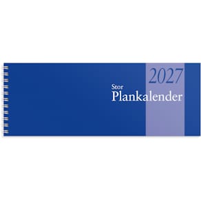 Burde Stor Plankalender 2027 spiralbunden