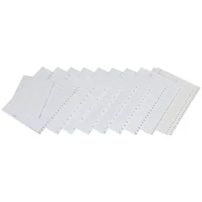 Pärmregister Plast A4+ 1-12 Vit, 225/240x297mm
